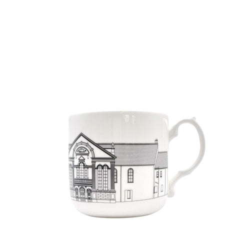 Capel Salem mug Black - White handle