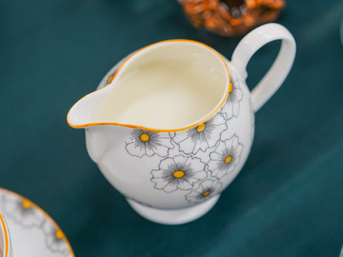 Floral Twist Jug Yellow