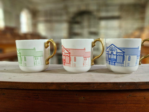 Capel Salem mug Red - White handle