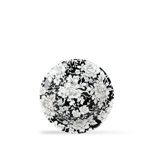 Peony Black Cereal Bowl