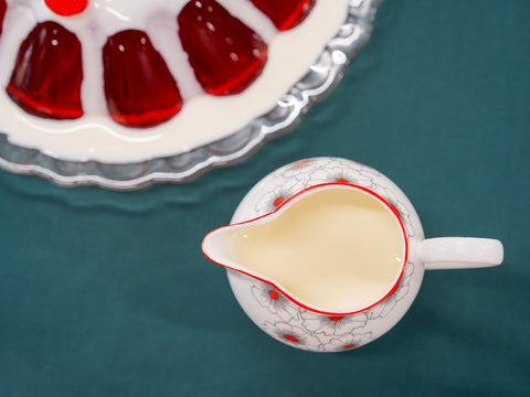 Floral Twist Jug Red