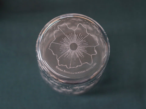 Floral Twist Crystal Cocktail Glass - Set of 4