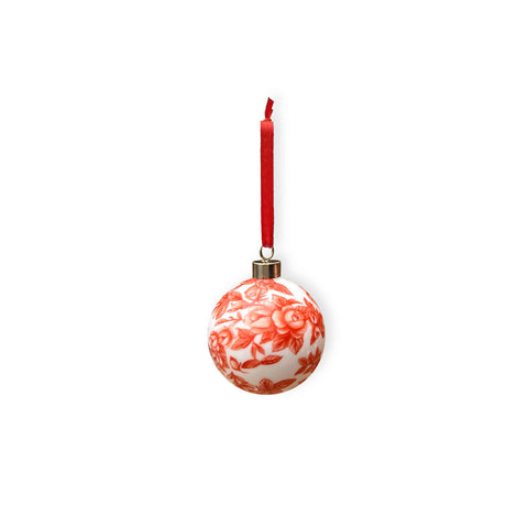 Gladstone Red Fine Bone China Bauble