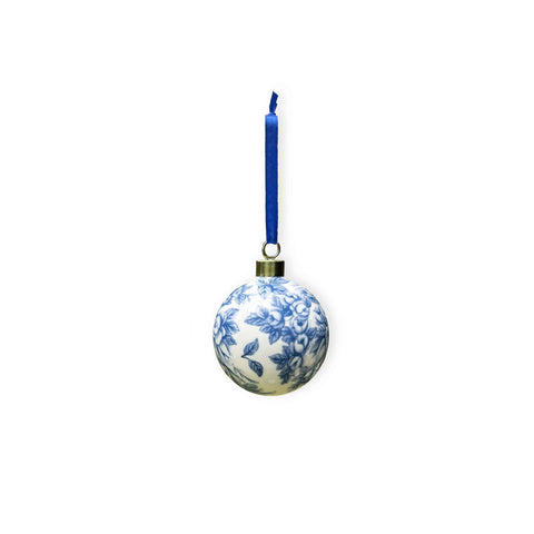 Gladstone Blue Fine Bone China Bauble