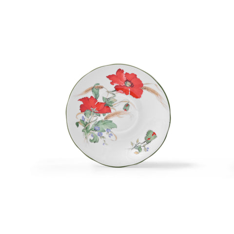 Poppies Coffee Saucer