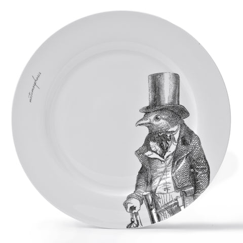 Metamorphosis Sparrow Sussex Dinner Plate