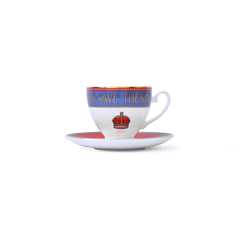 Kings Charles III Coronation Teacup & Saucer