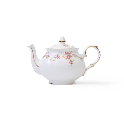 June Bouquet Amber Teapot