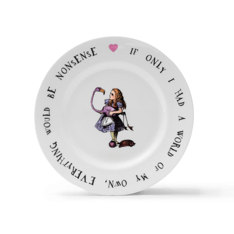 Alice tea plate