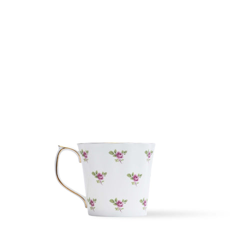 Dot Rose Short Beaker Mug