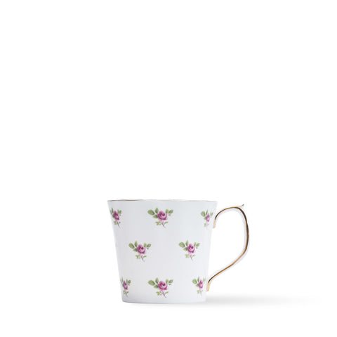 Dot Rose Short Beaker Mug