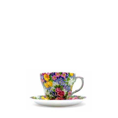 Julia Chintz Breakfast Cup & Saucer