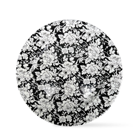 Peony Black Sussex Plate - 4 sizes