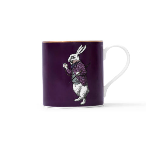 White Rabbit Mug (Purple)