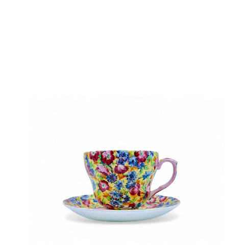 Royalty Chintz Breakfast Cup & Saucer